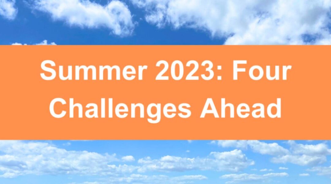 Summer 2023: Four Challenges in the Enrichment World