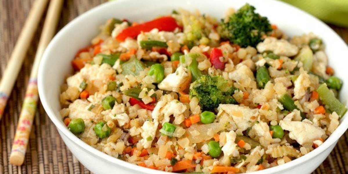 Cauliflower Veggie Fried Rice (Recipe From Our Classes)