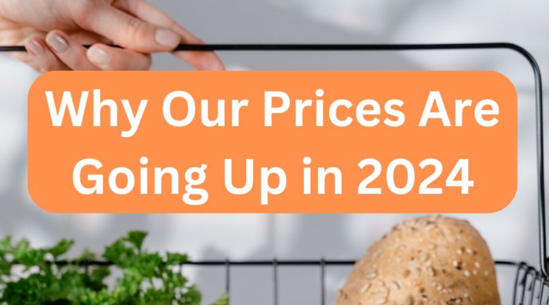 5 Reasons Why Our Prices Are Going Up in 2024