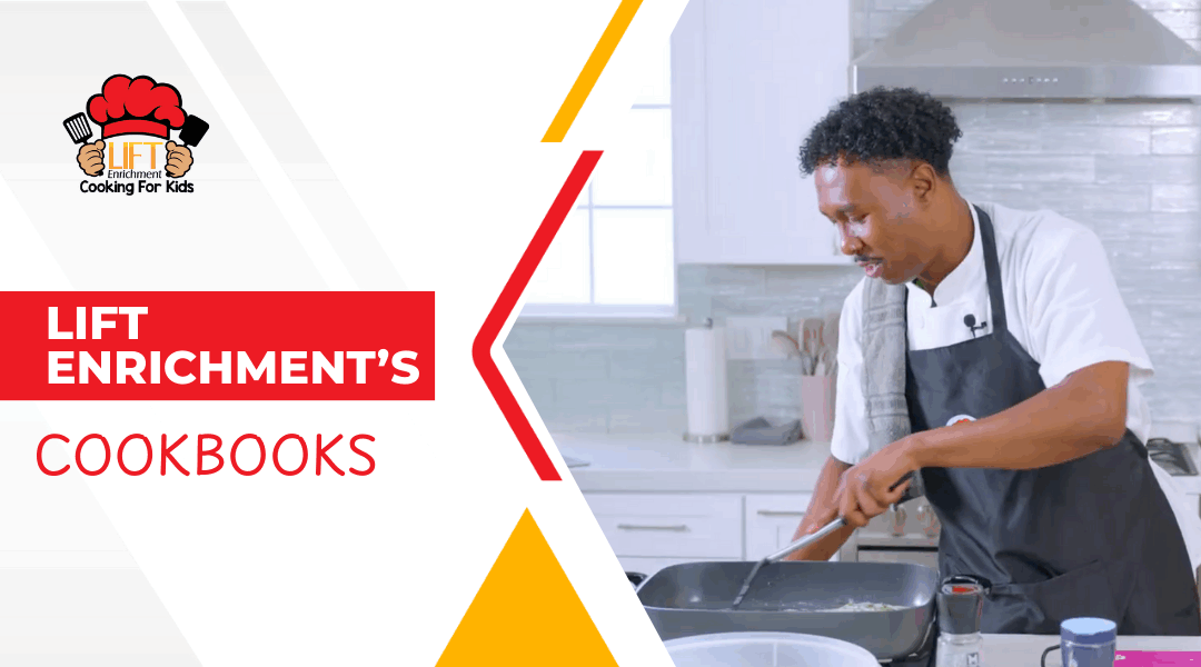 Behind the scenes of filming recipes from LIFT Enrichment’s cookbooks