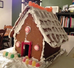 Completed Gingerbread House
