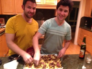 Horwitz brothers making nachos